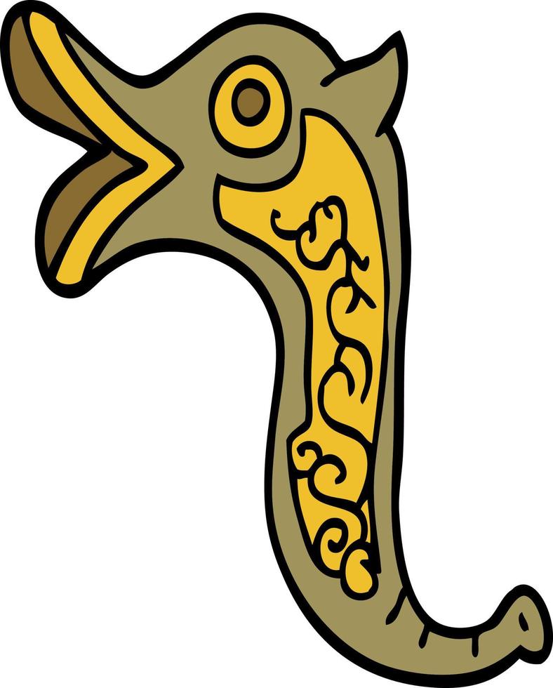 cartoon doodle war trumpet vector