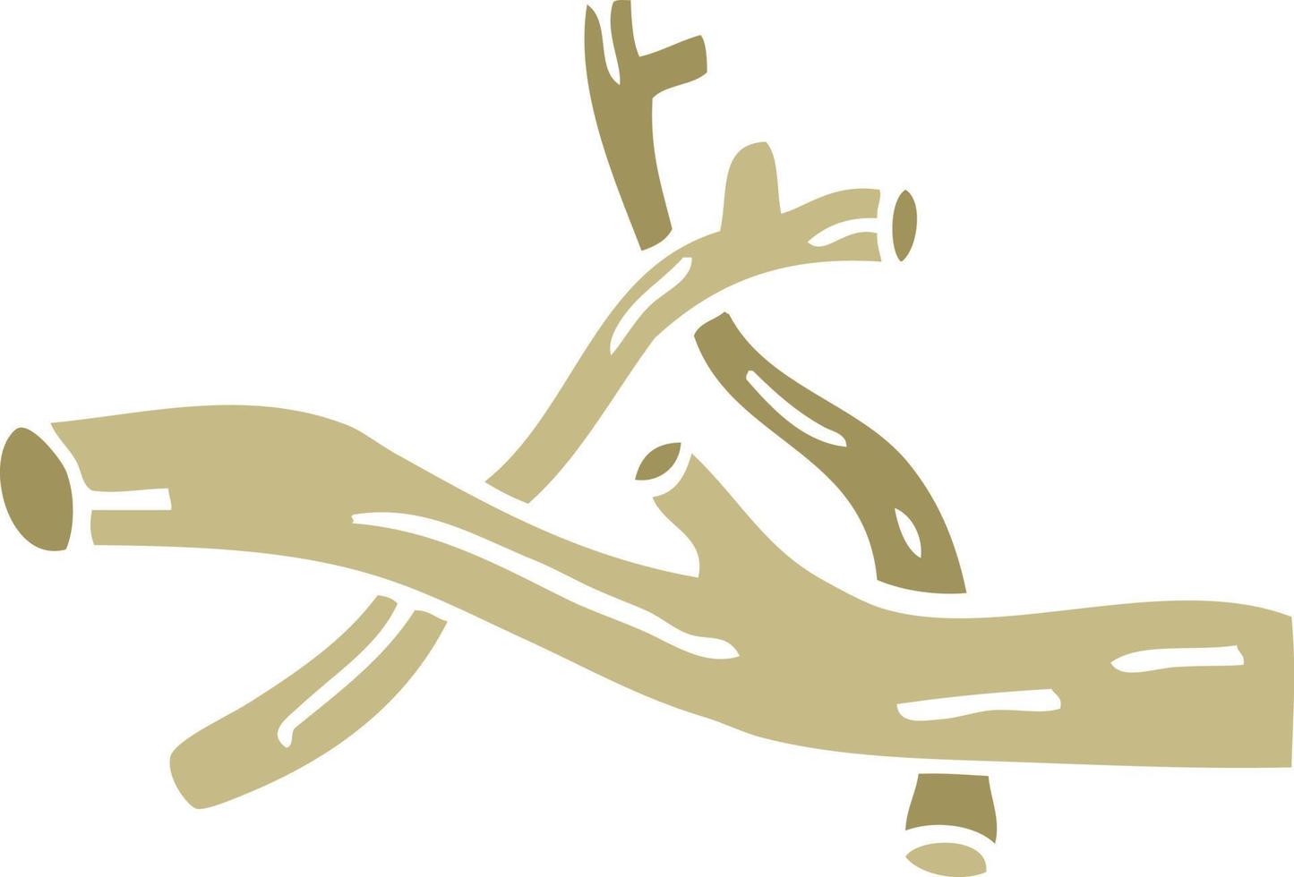cartoon doodle pile of twigs vector