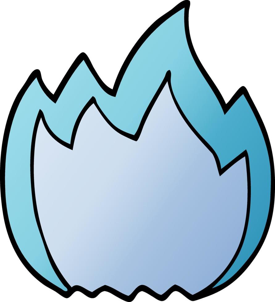 cartoon doodle open flame vector