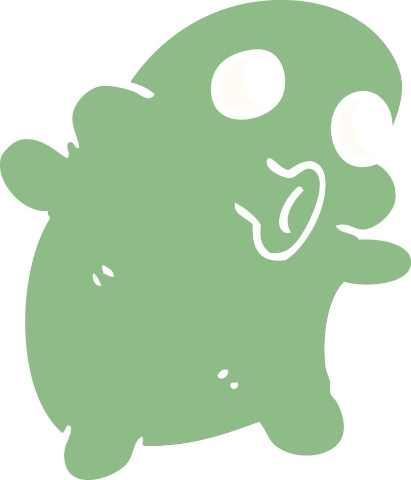 cartoon doodle weird alien vector