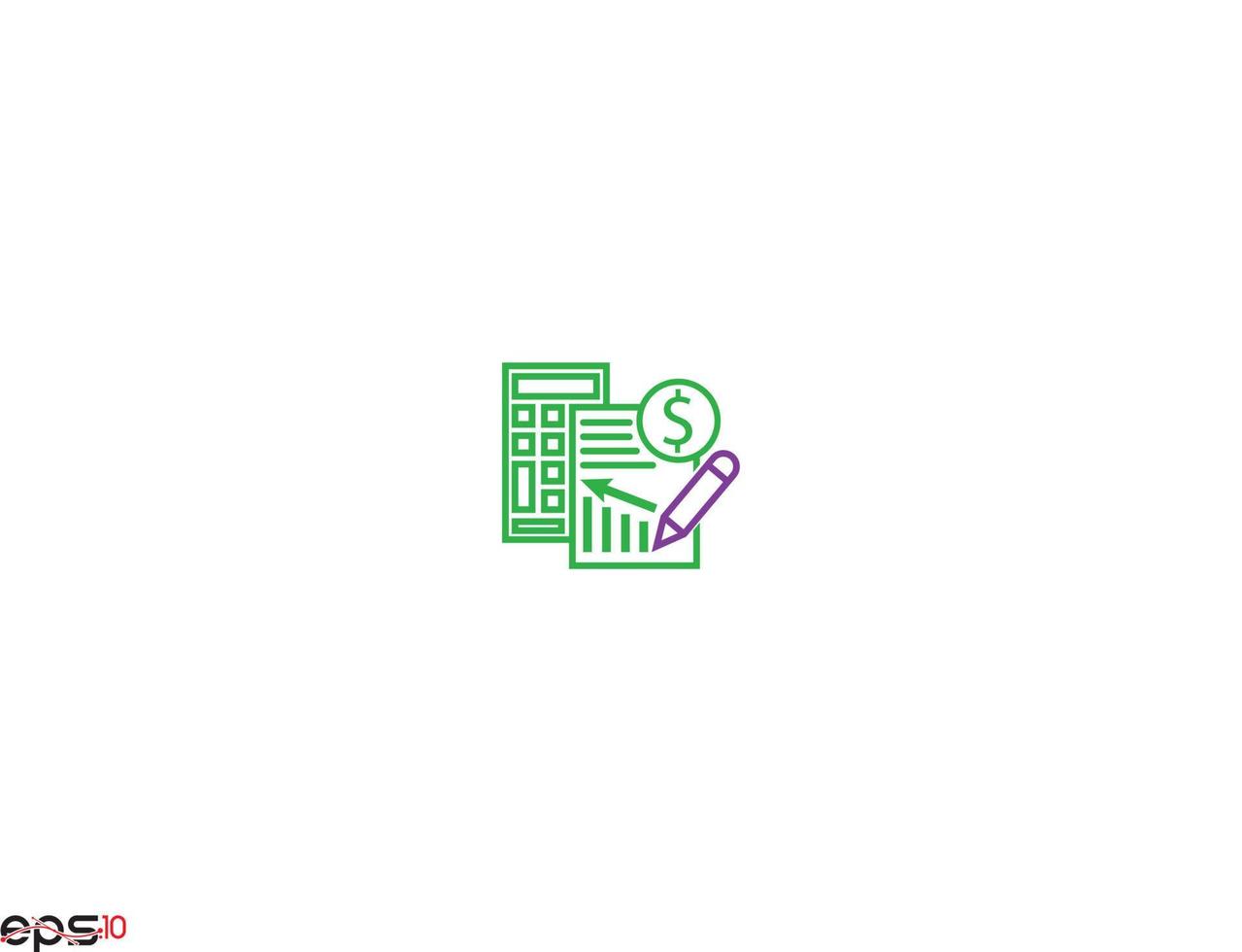 business and financial icon design. financial  icon illustration design vector