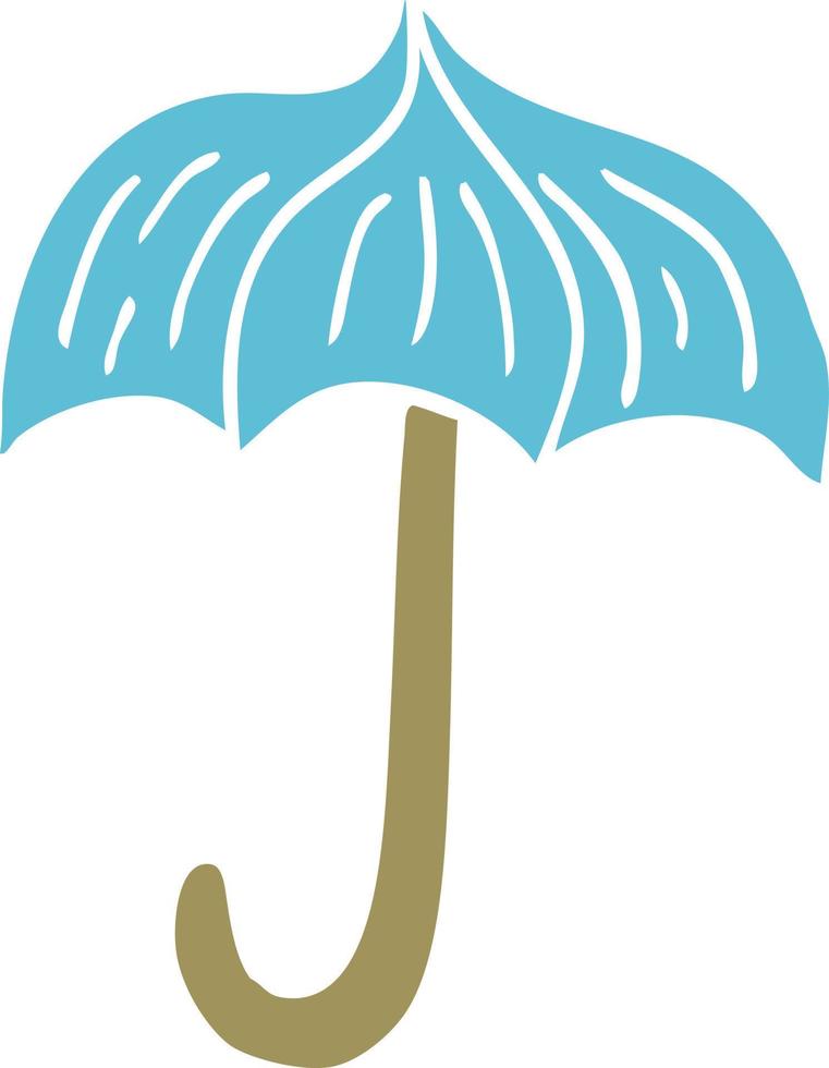 cartoon doodle umbrella tattoo symbol vector