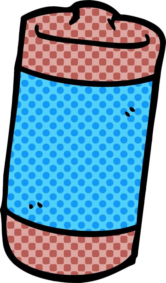 cartoon doodle of a battery vector