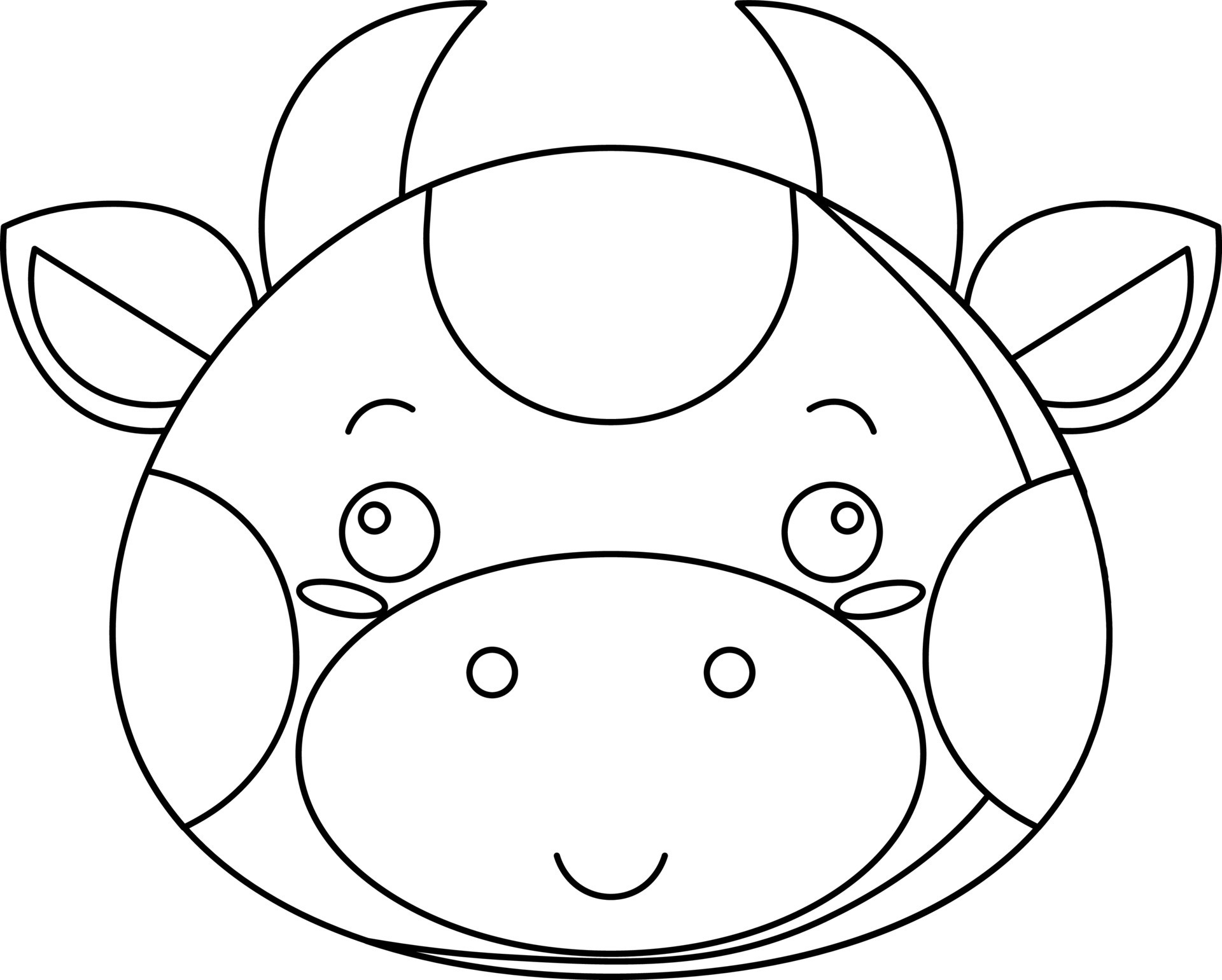 Illustration in Black Lines animal head illustration 12166606 Vector