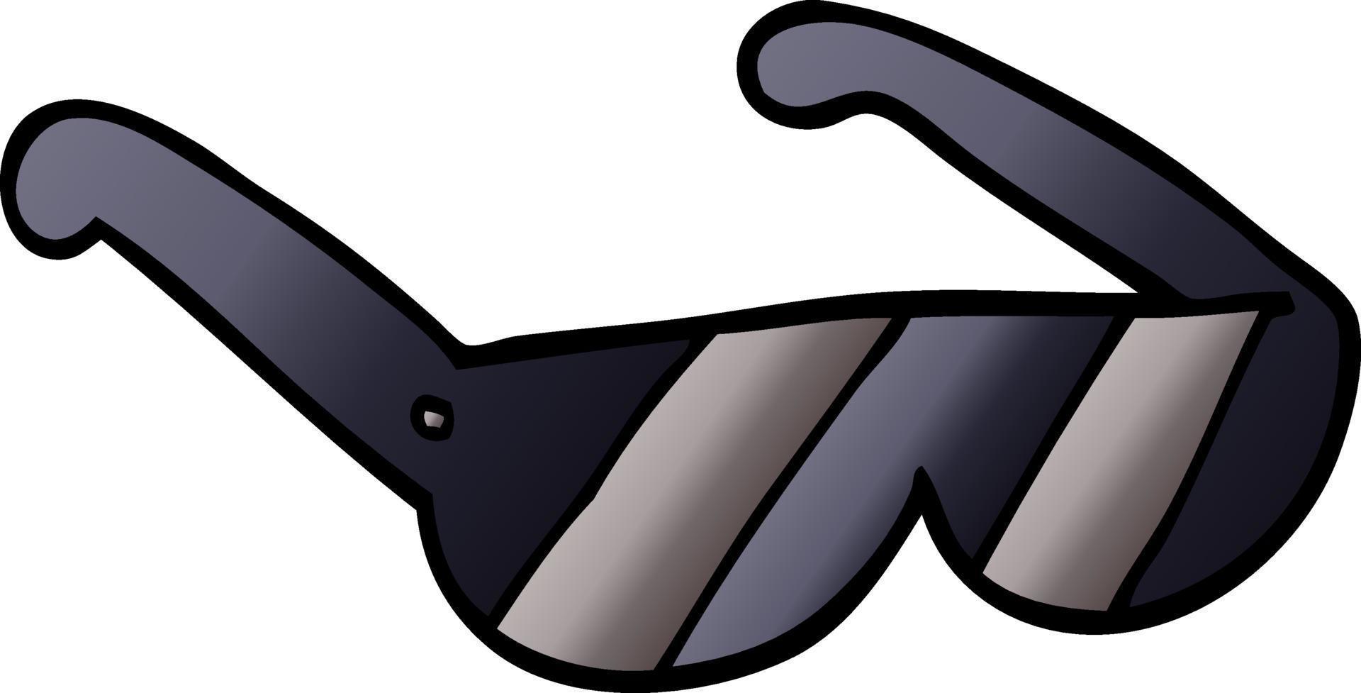 cartoon doodle sunglasses vector