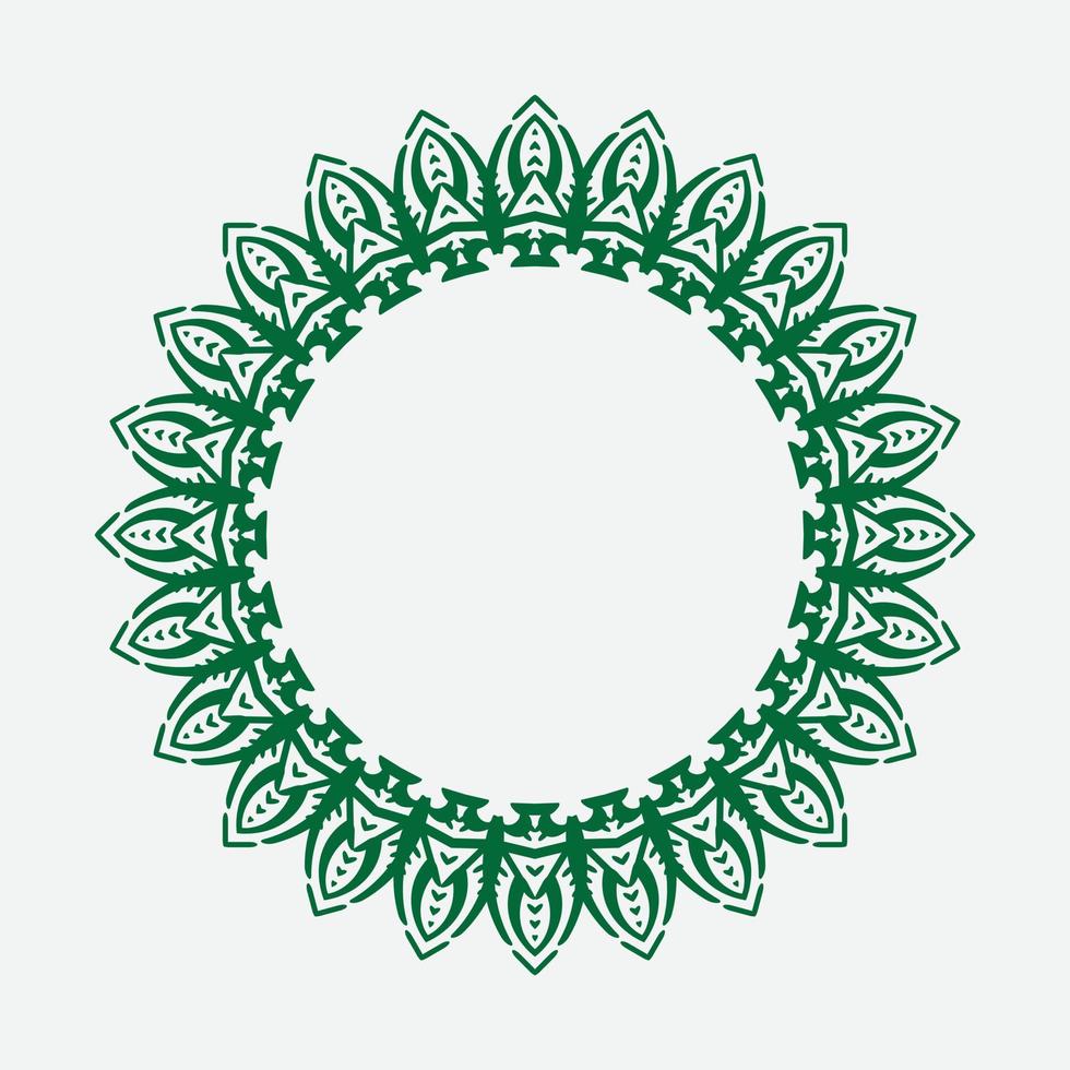 Decorative line art frame for design template. Elegant vector element Eastern style, place for text. Golden outline floral border. Lace illustration for invitations and greeting cards