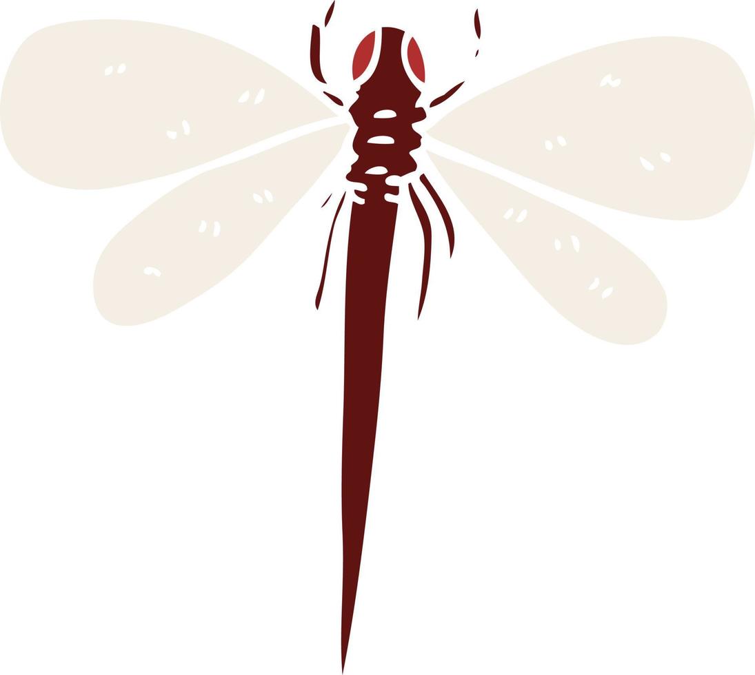 cartoon doodle huge insect vector