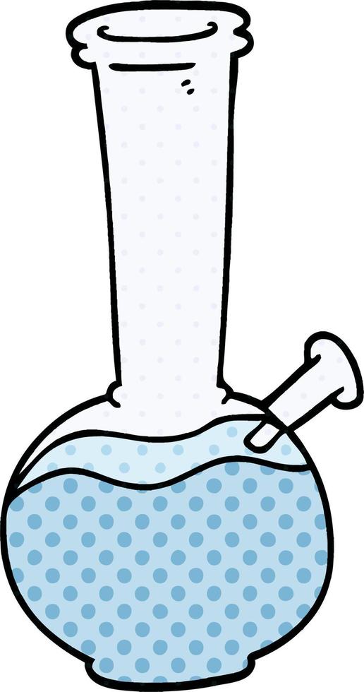 cartoon doodle bong vector