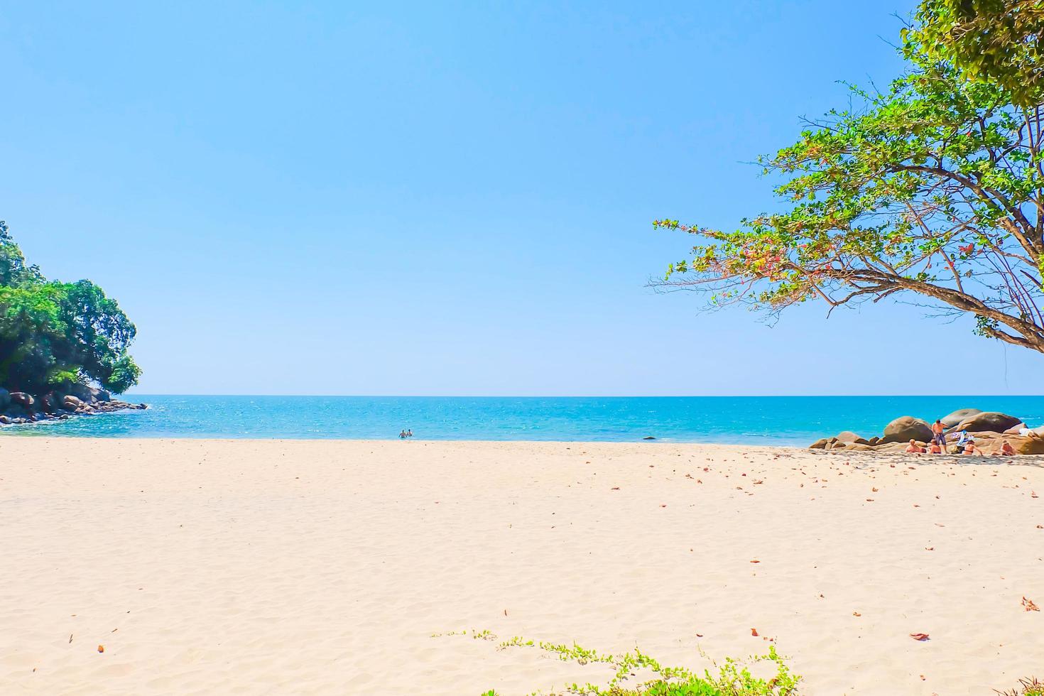 Marine landscape,Khao Lak Beach Thailand. photo