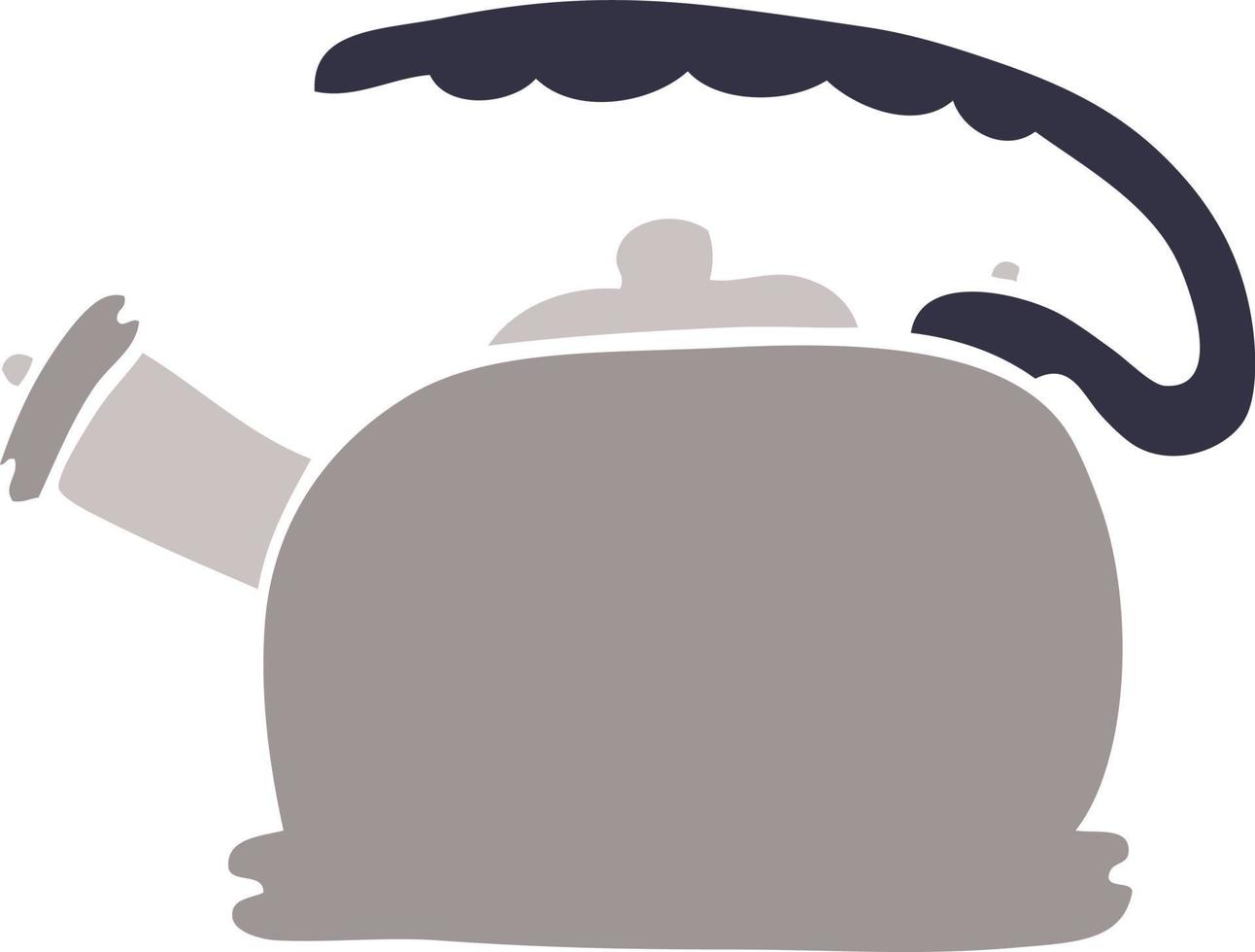 cartoon doodle whistling kettle 12168623 Vector Art at Vecteezy