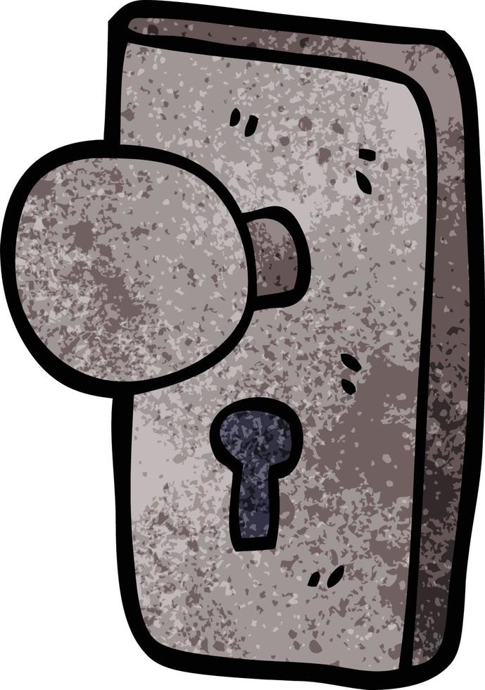 cartoon doodle key hole vector