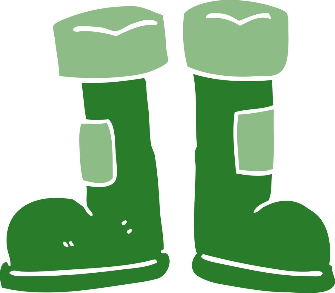 cartoon doodle wellington boot vector
