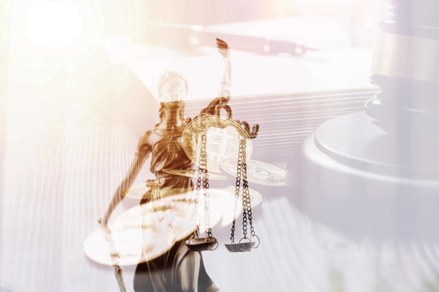 justice and law concept.Male judge Consultation and legal concepts, lawyers, photo