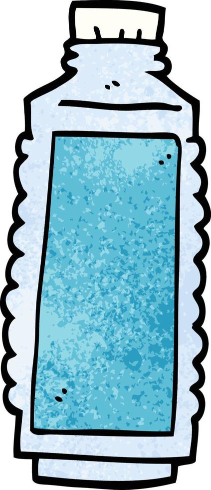 cartoon doodle water bottle vector