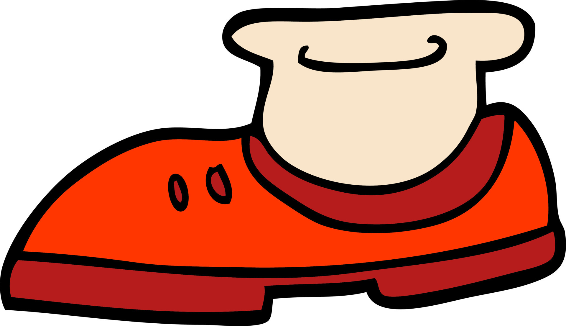 cartoon doodle of a shoe and sock 12171045 Vector Art at Vecteezy