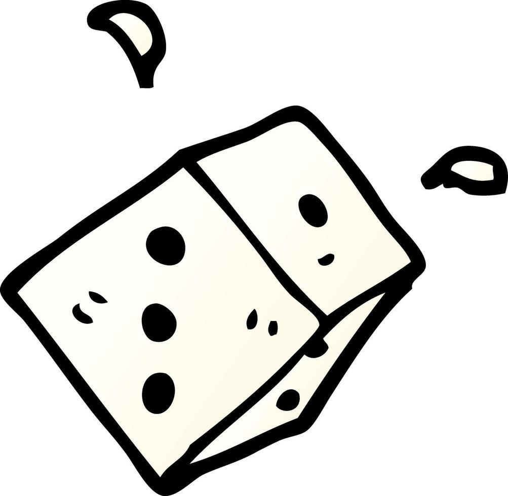 cartoon doodle rolling dice 12171194 Vector Art at Vecteezy