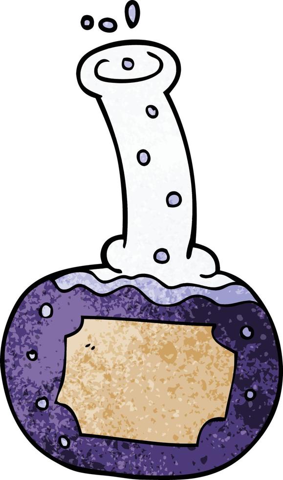 cartoon doodle experiment potions vector