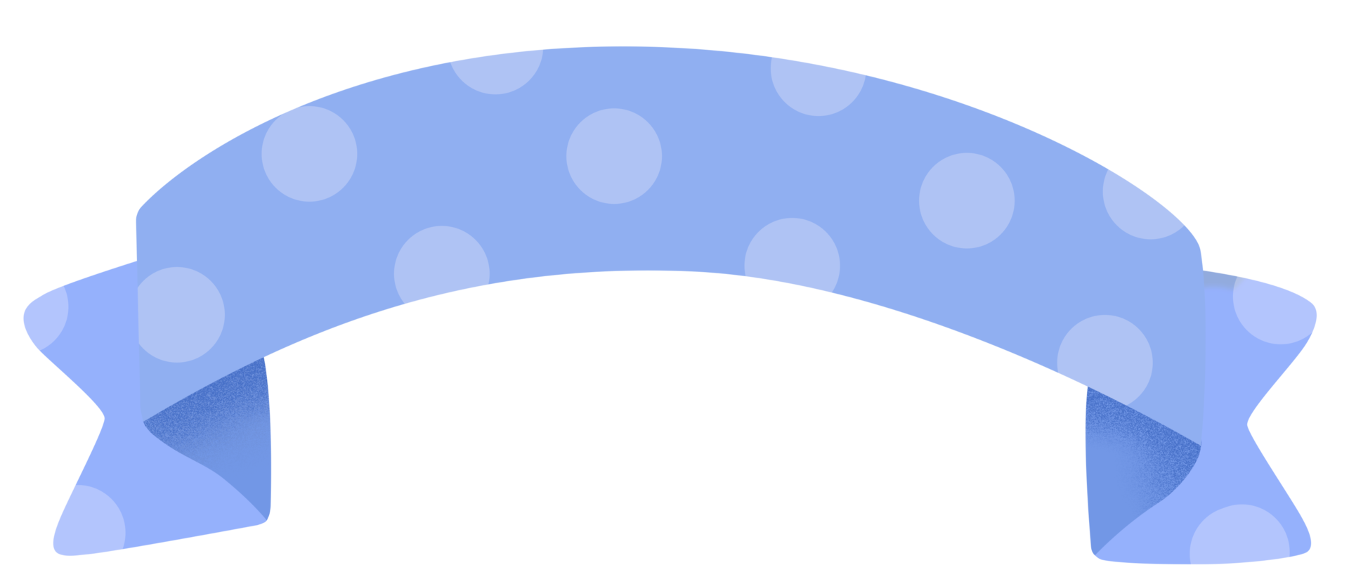 Ribbon banner. Cute pastel ribbon. 12171693 PNG