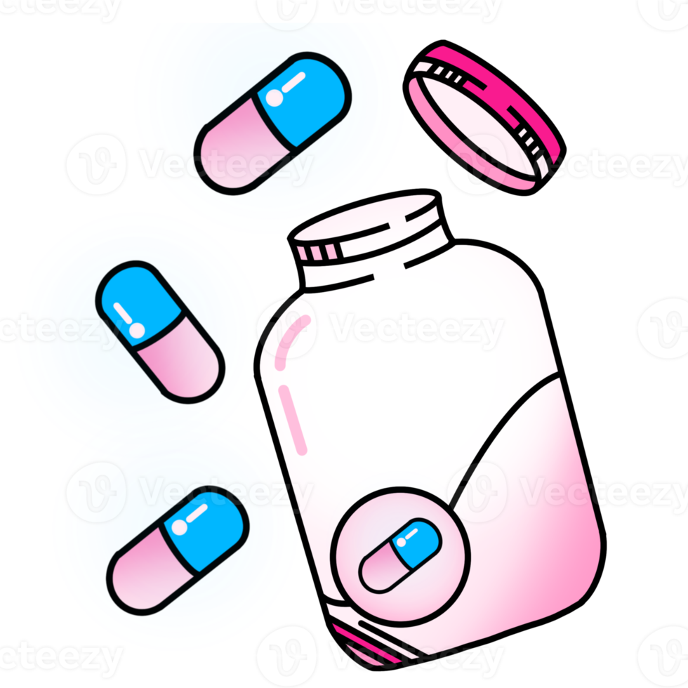 The medicine capsule png