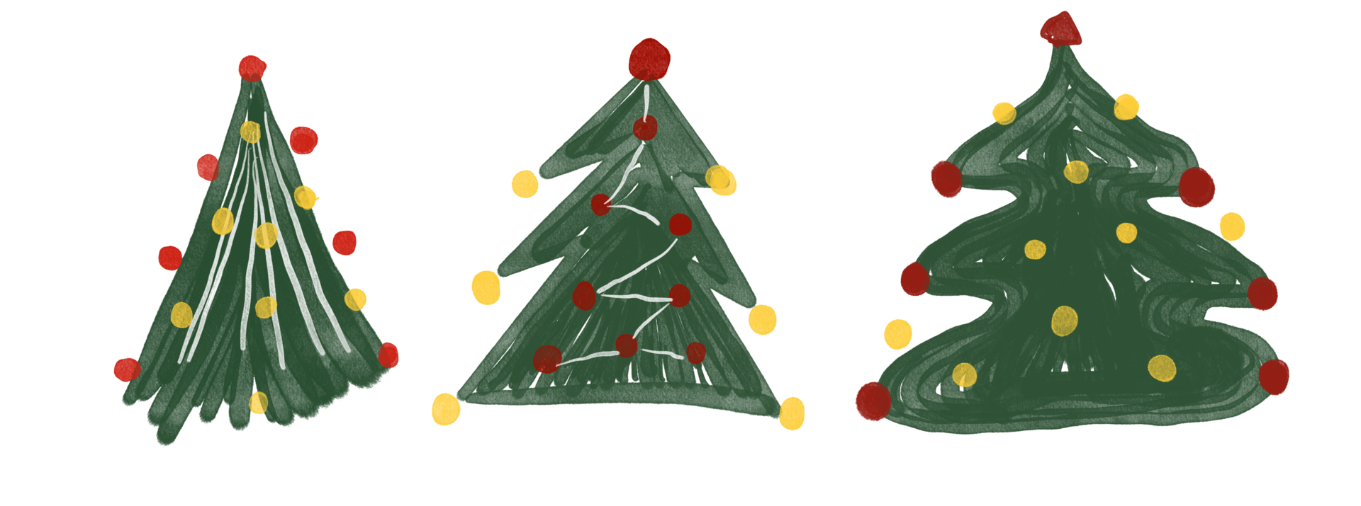aquarela árvore de natal png