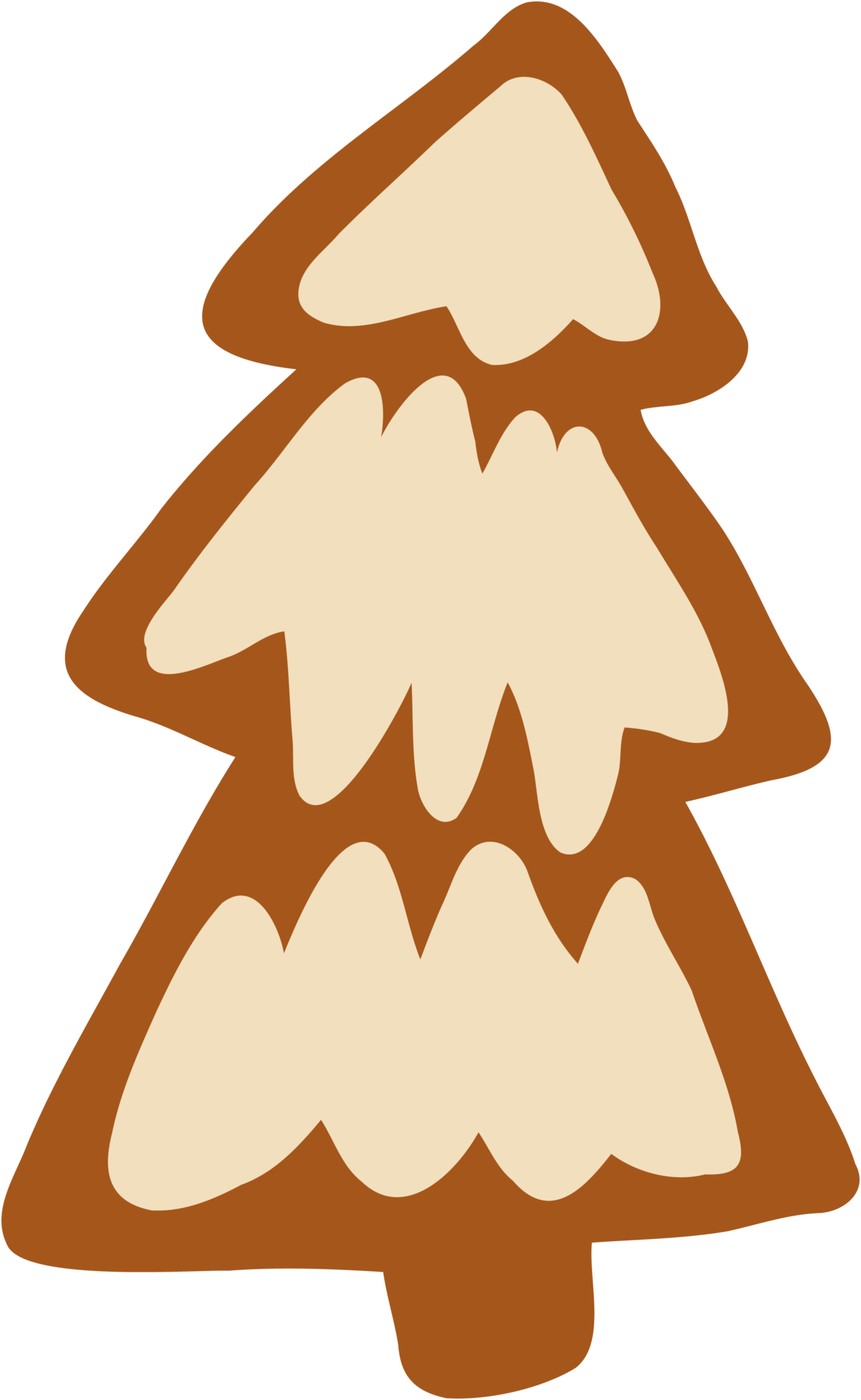 doodle-freehand-sketch-drawing-of-ginger-bread-cookie-12171947-png