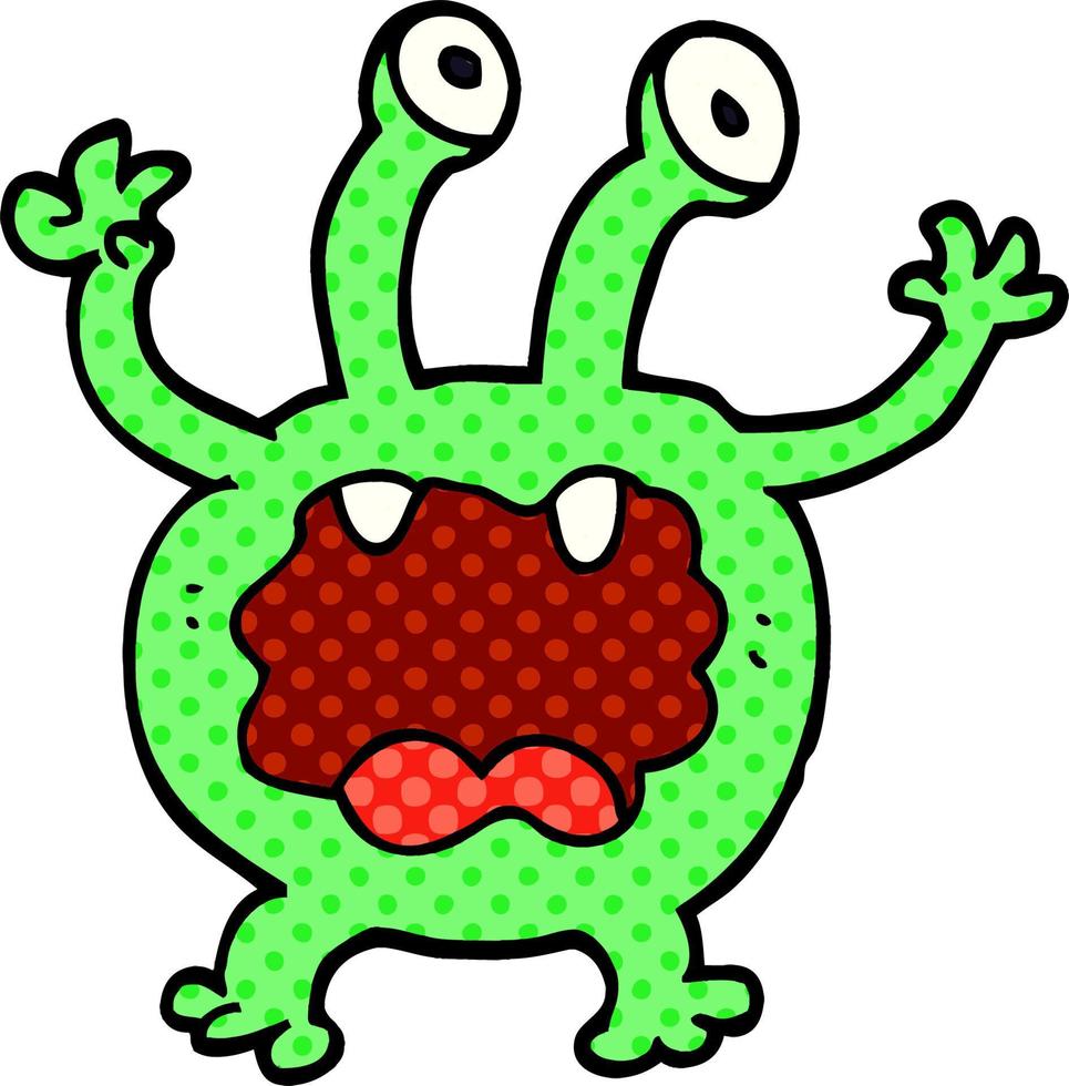 cartoon doodle monster vector