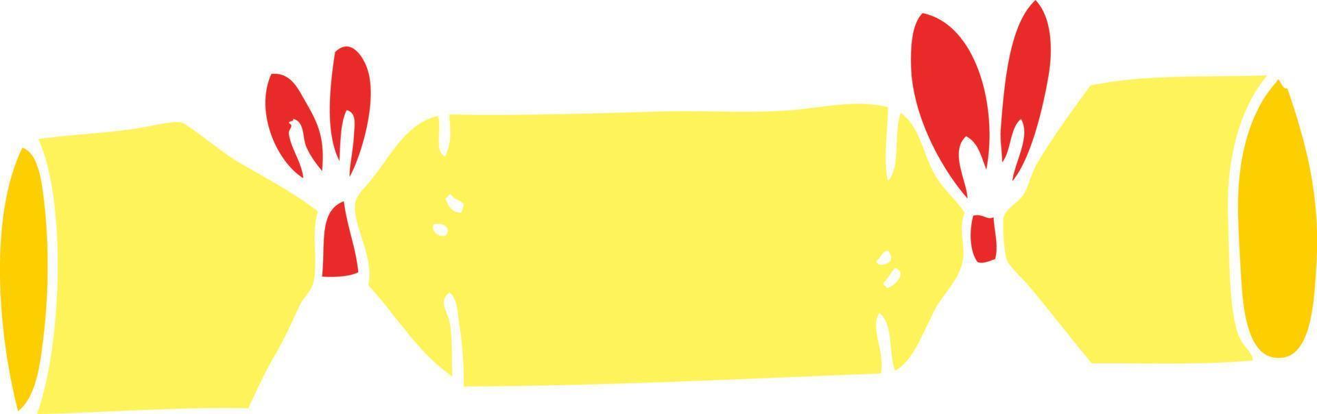 cartoon doodle cracker vector
