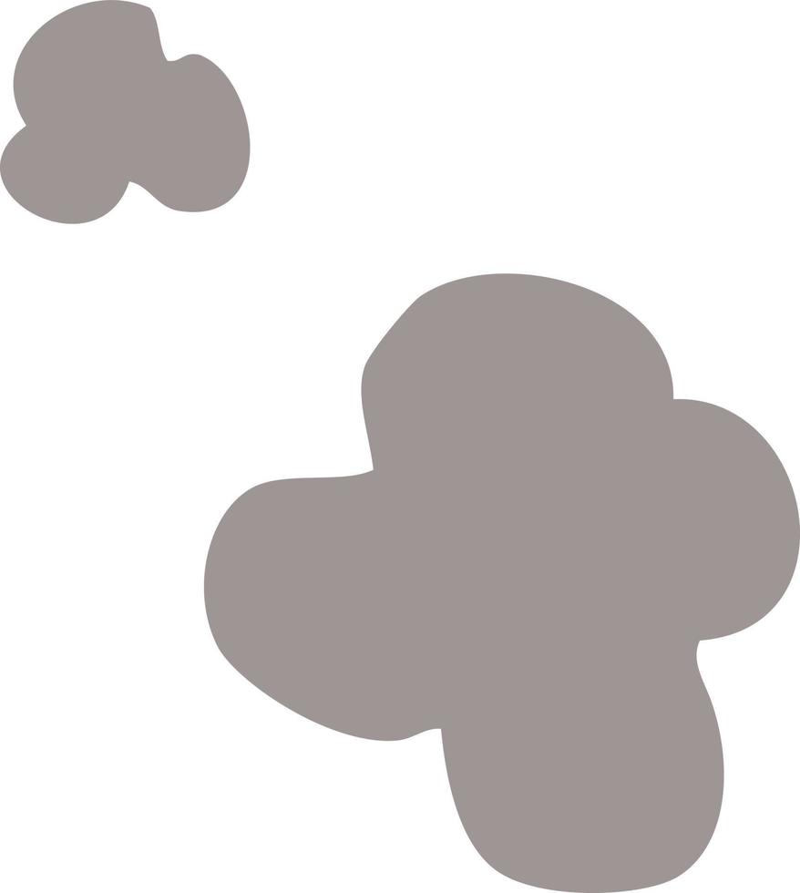 cartoon doodle poof of smoke vector