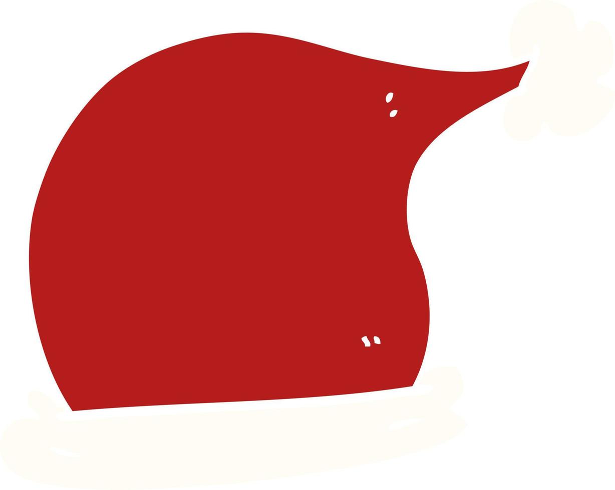 cartoon doodle christmas hats vector