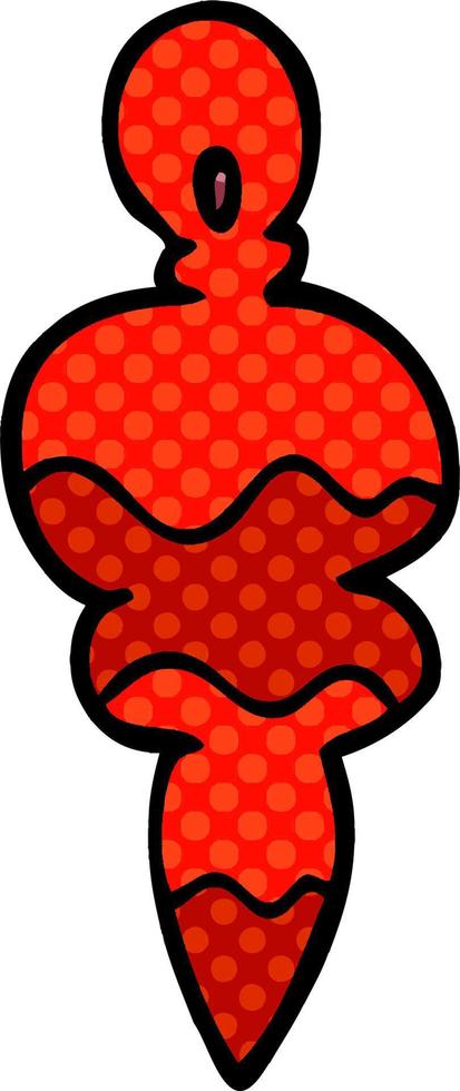 cartoon doodle christmas decoration vector