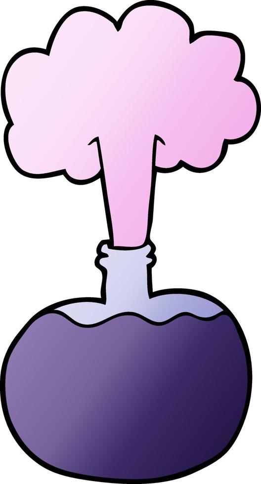 cartoon doodle experiment potions vector