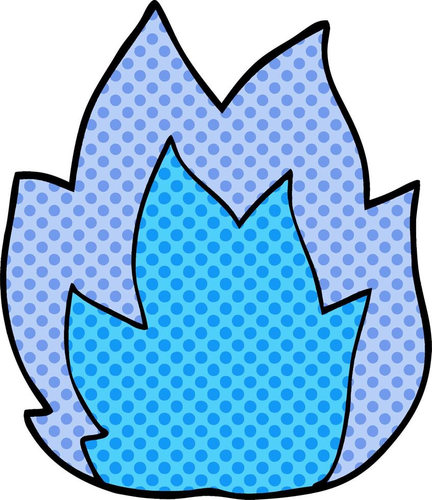 cartoon doodle explosion flame vector