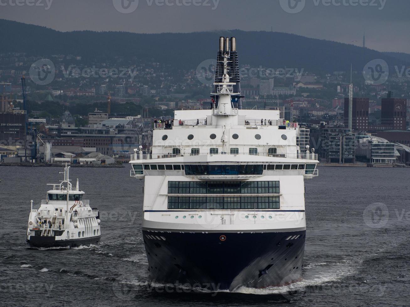 the oslo fjord in norway photo