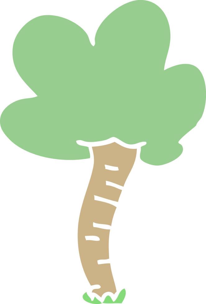 cartoon doodle tree vector