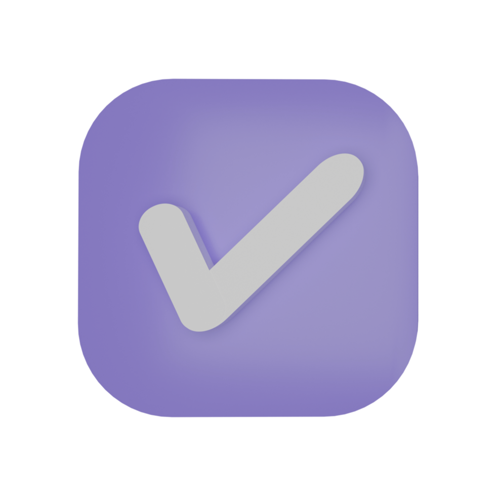 3d rendering of ui icon png