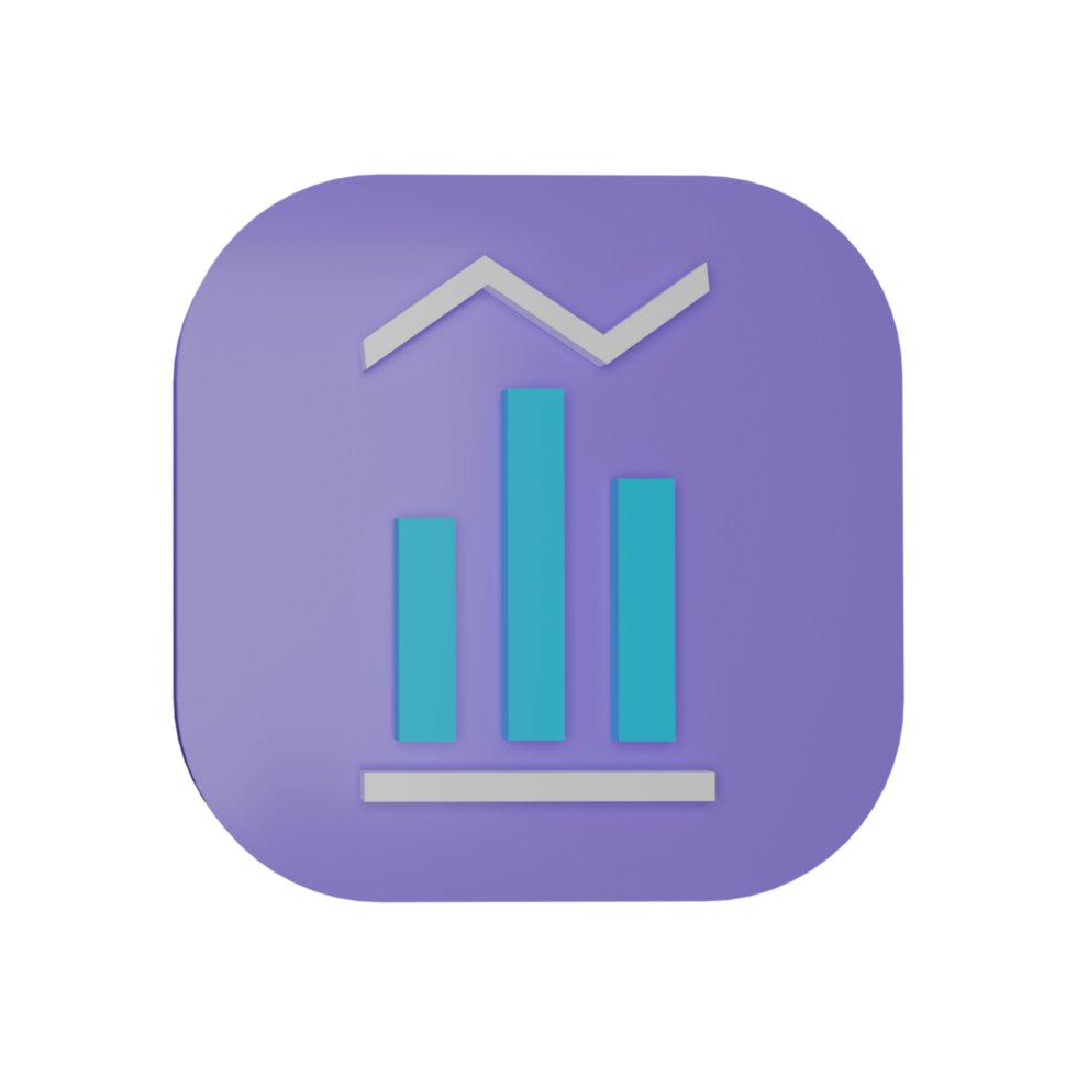 3d rendering of ui icon png