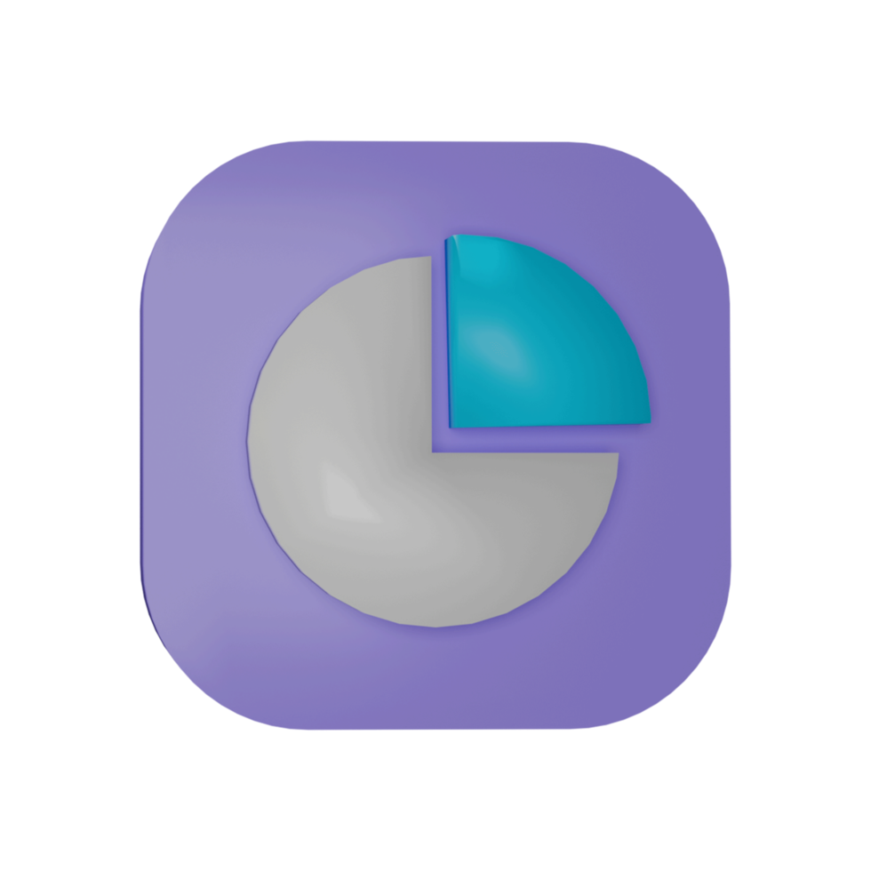 3d rendering of ui icon png