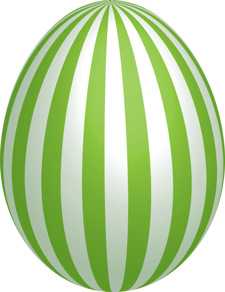 Realistic Easter Egg Cutout png