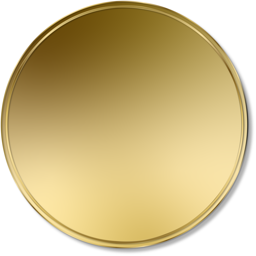 Golden Circle Label Tag png