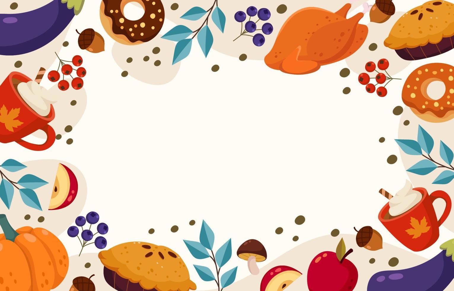 Happy Thanksgiving Background vector