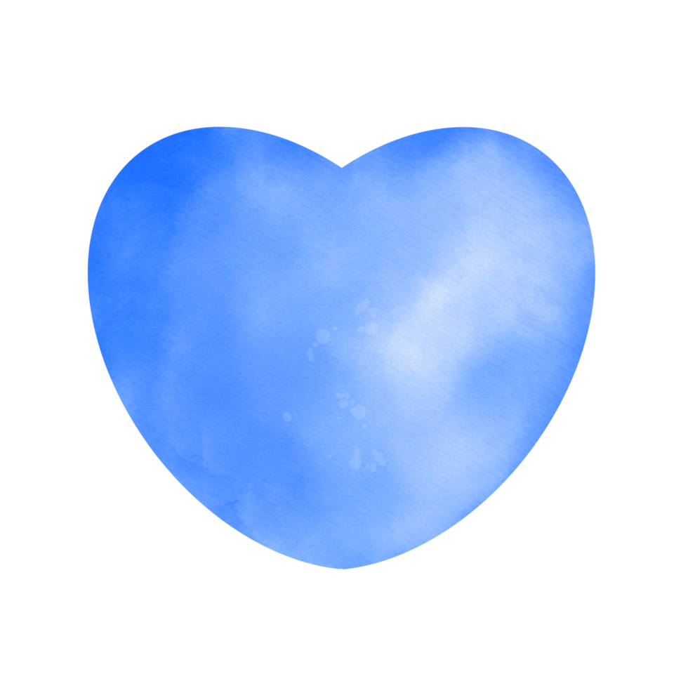cuore simbolo acquerello illustrazione png