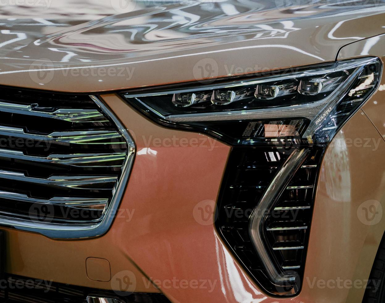 Front headlight car photo