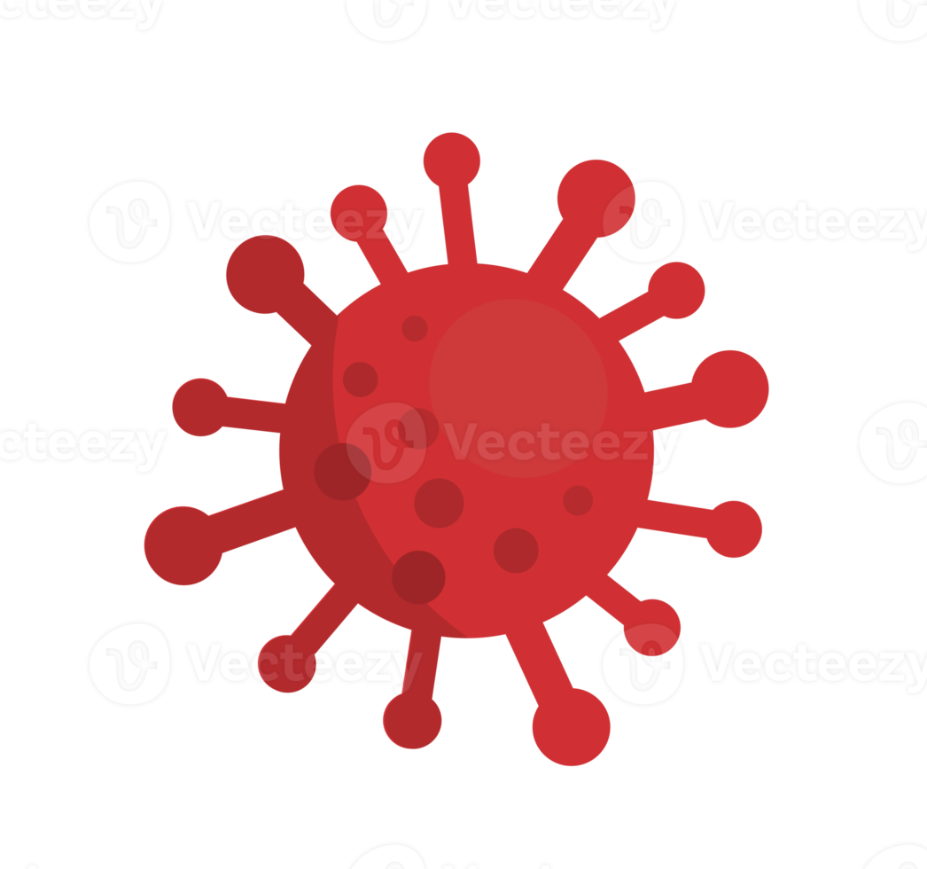 ícone de vírus vermelho png