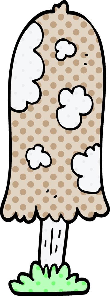 cartoon doodle mushroom vector