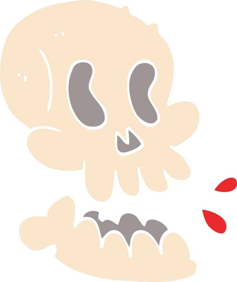 cartoon doodle skull vector