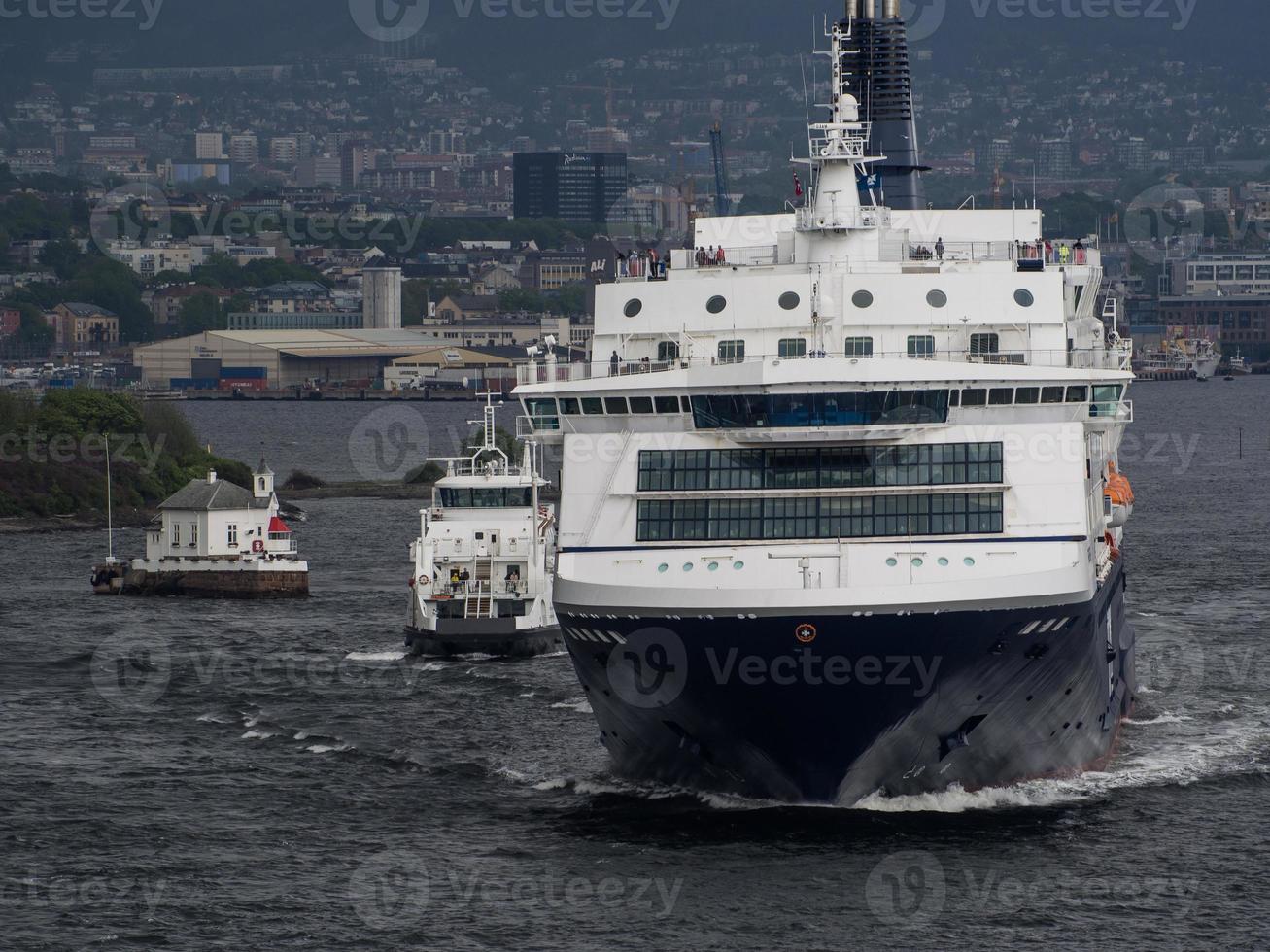 the oslo fjord in norway photo