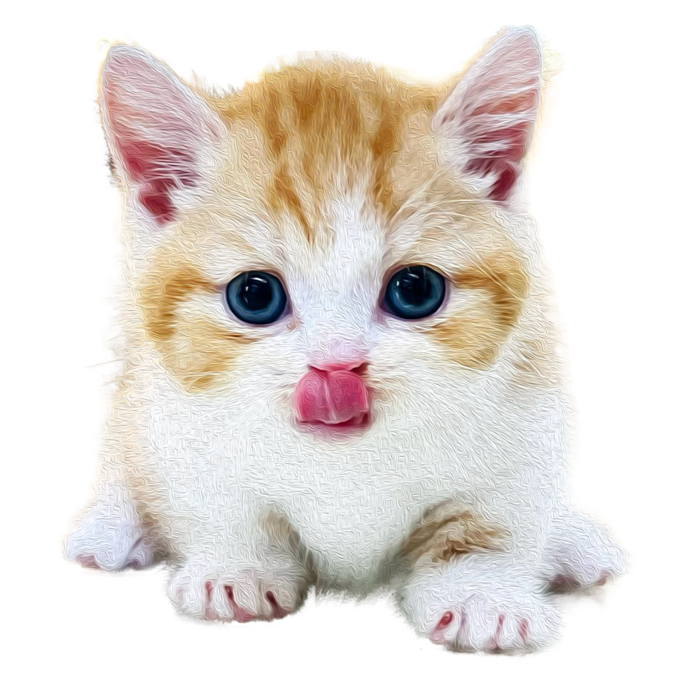 Portrait of a cat of the British breed . Pets concept. png