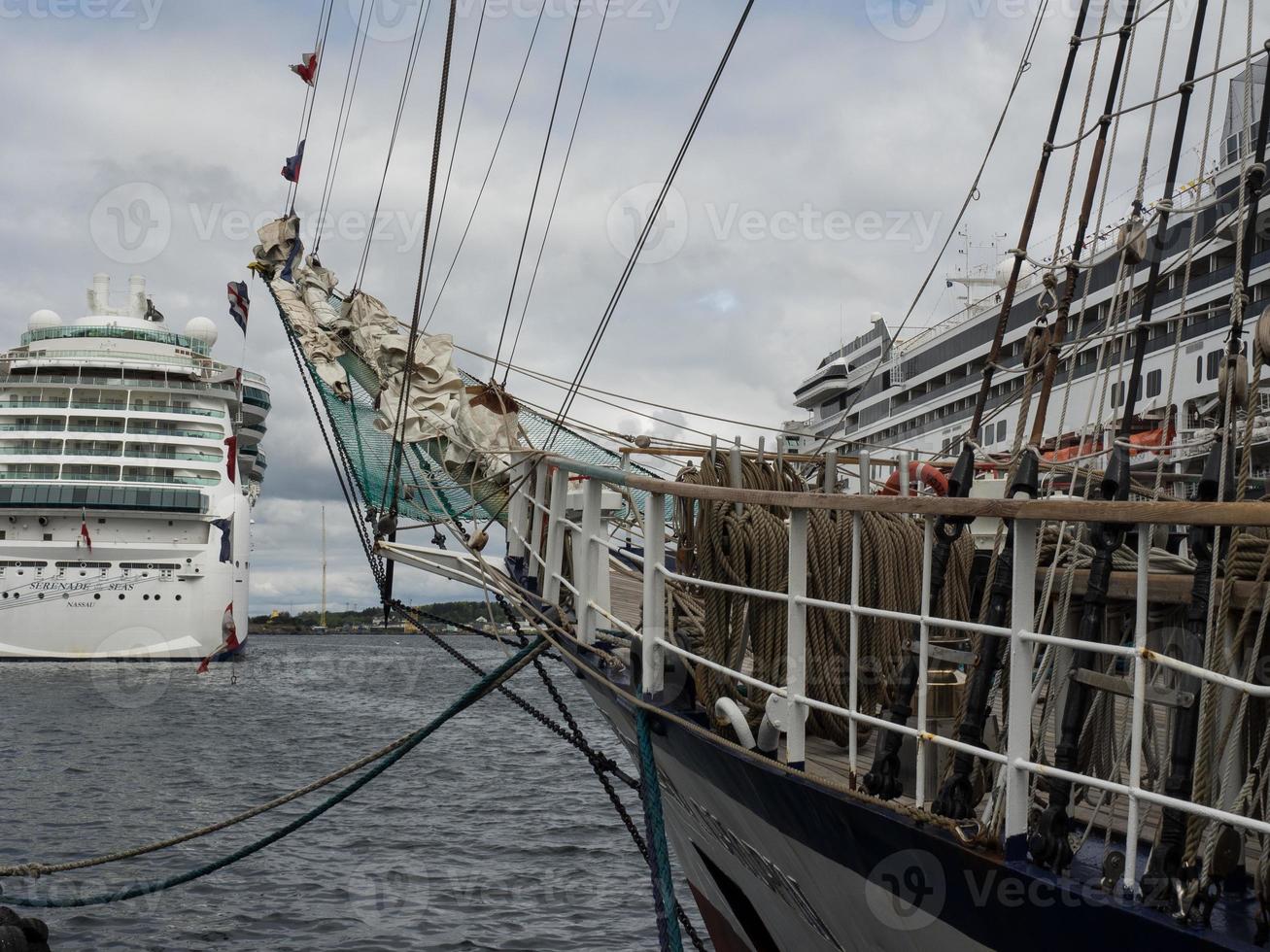 Cruising in the fjords of norway photo