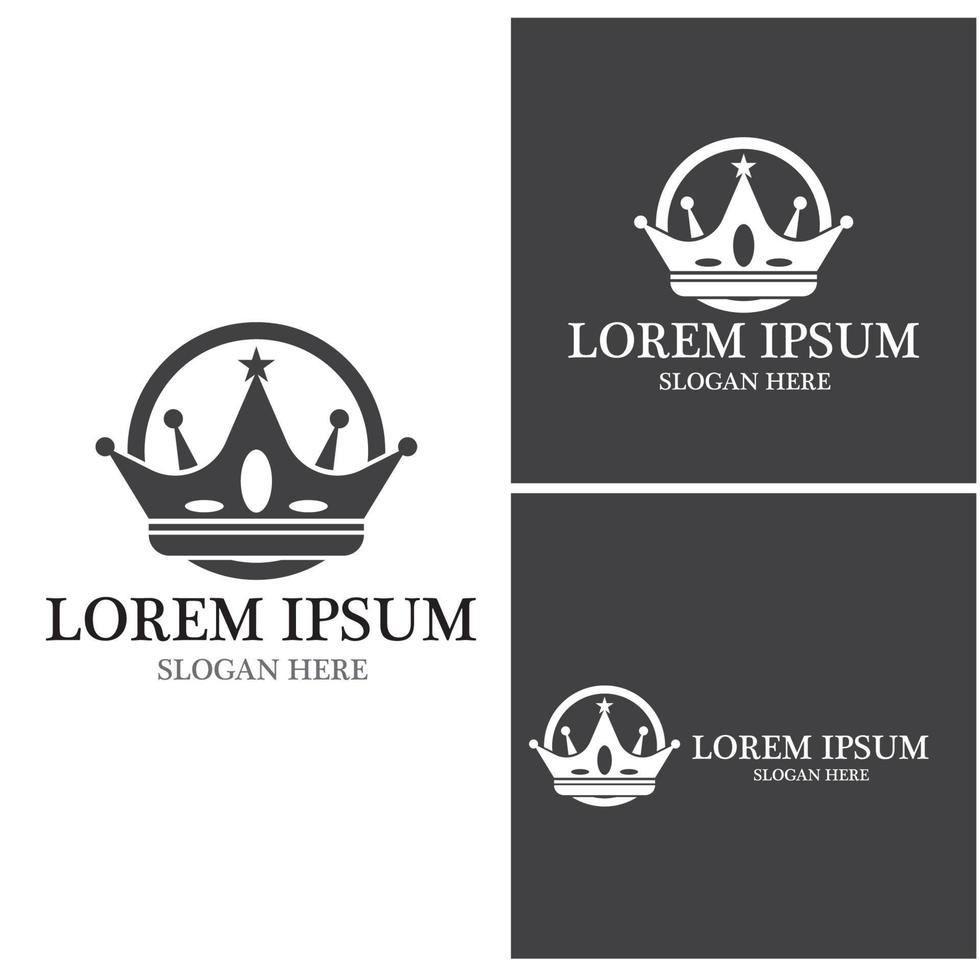 Crown Logo Template vector icon