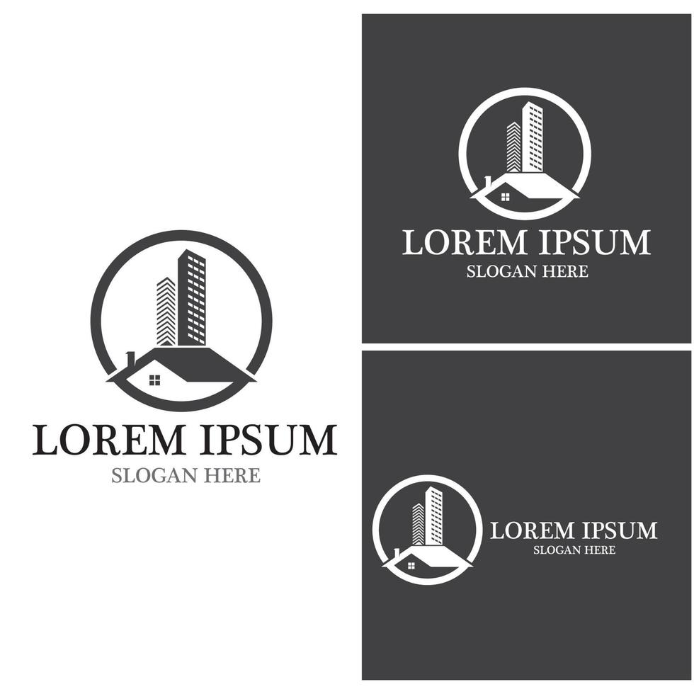 Property and Construction Logo design vector